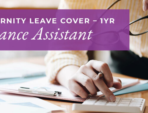 Finance Assistant – Maternity Cover 1 year